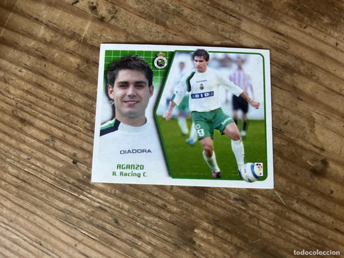 Cromos de f&uacute;tbol: CROMO SIN PEGAR NUNCA PEGADO ALBUM LIGA ESTE 05 06 2005 2006 RACING SANTANDER AGANZO