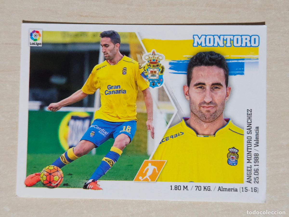 Figurine di Calcio: EDICIONES ESTE 2015 16 FICHAJE INVIERNO N&ordm; 18 MONTORO - CROMO SIN PEGAR