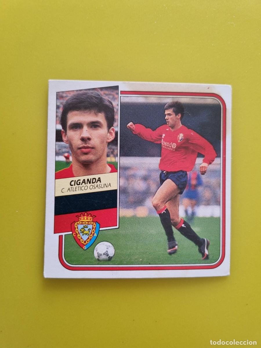 Figurine di Calcio: CROMO FUTBOL LIGA ESTE 89 90 1989 1990 NUNCA PEGADO SIN PEGAR CIGANDA OSASUNA AR926
