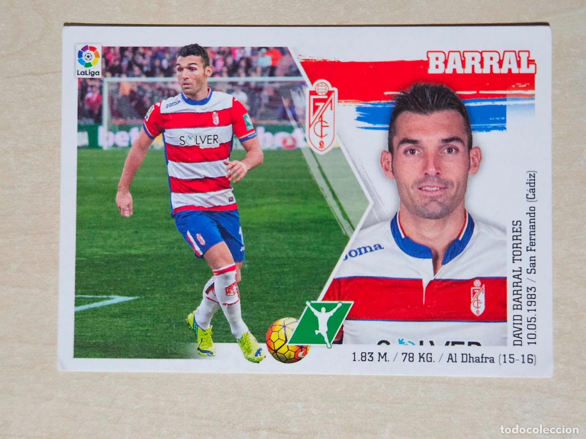 Figurine di Calcio: EDICIONES ESTE 2015 16 FICHAJE INVIERNO N&ordm; 17 BARRAL - CROMO SIN PEGAR