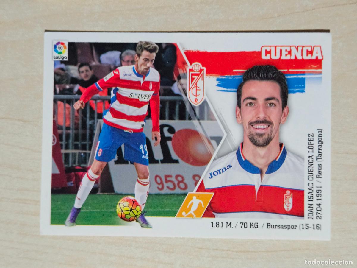 Figurine di Calcio: EDICIONES ESTE 2015 16 FICHAJE INVIERNO N&ordm; 15 CUENCA - CROMO SIN PEGAR