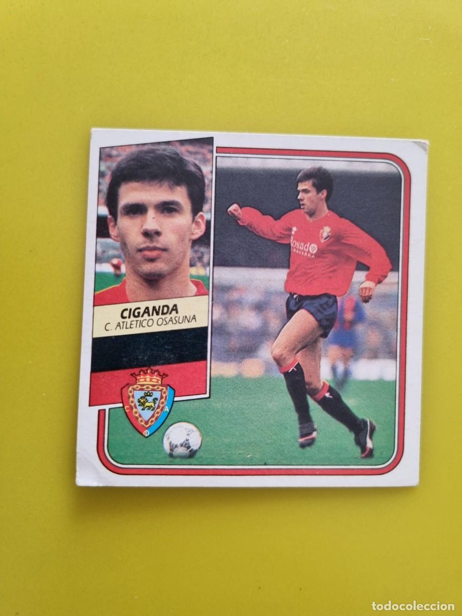 Figurine di Calcio: CROMO FUTBOL LIGA ESTE 89 90 1989 1990 NUNCA PEGADO SIN PEGAR CIGANDA OSASUNA AR926