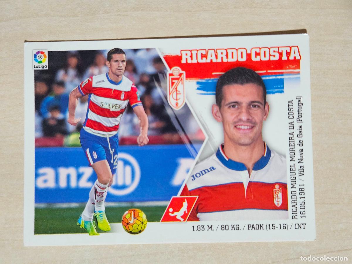 Figurine di Calcio: EDICIONES ESTE 2015 16 FICHAJE INVIERNO N&ordm; 14 RICARDO COSTA - CROMO SIN PEGAR