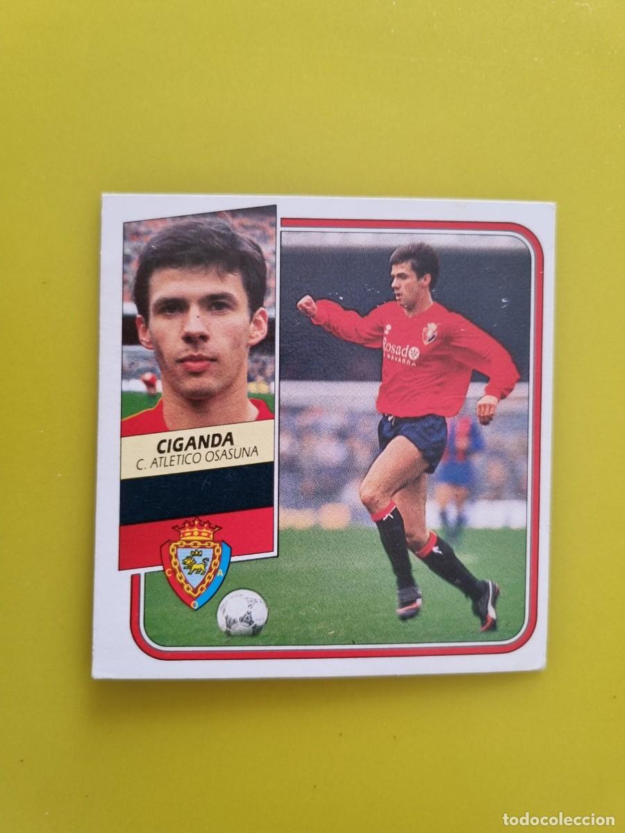 Figurine di Calcio: CROMO FUTBOL LIGA ESTE 89 90 1989 1990 NUNCA PEGADO SIN PEGAR CIGANDA OSASUNA AR926