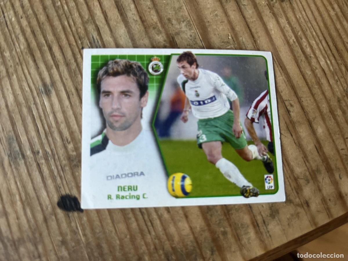 Figurine di Calcio: CROMO SIN PEGAR NUNCA PEGADO ALBUM LIGA ESTE 05 06 2005 2006 RACING SANTANDER NERU