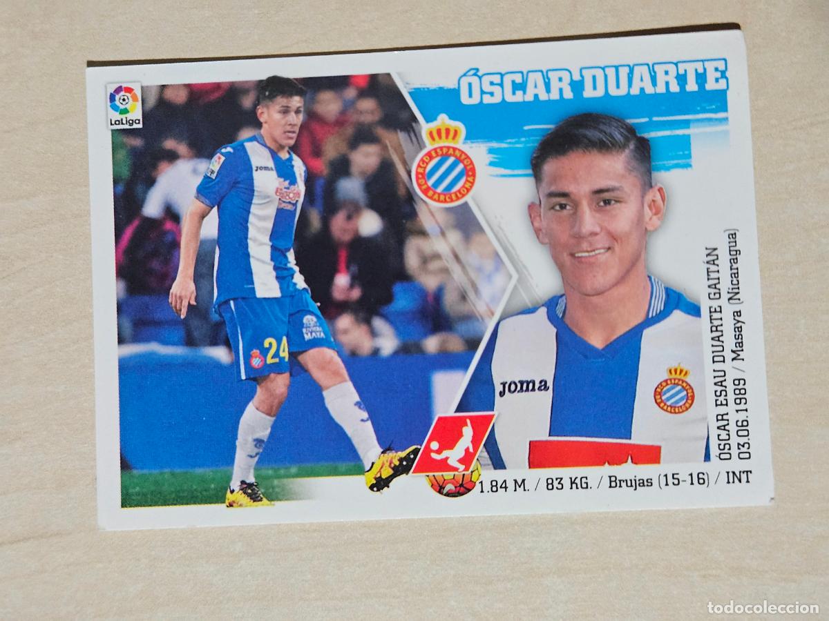 Figurine di Calcio: EDICIONES ESTE 2015 16 FICHAJE INVIERNO N&ordm; 12 OSCAR DUARTE - CROMO SIN PEGAR