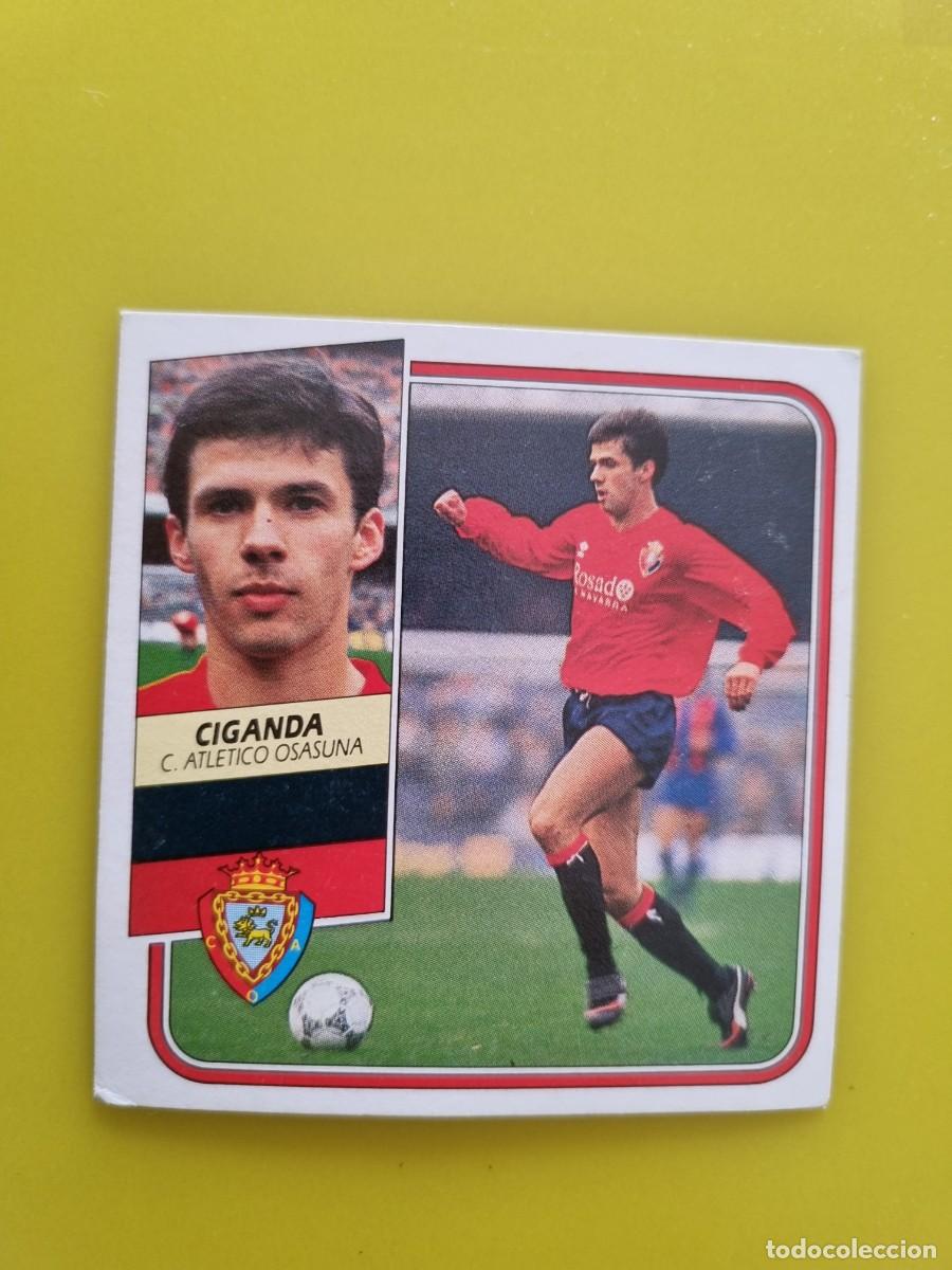 Figurine di Calcio: CROMO FUTBOL LIGA ESTE 89 90 1989 1990 NUNCA PEGADO SIN PEGAR CIGANDA OSASUNA AR926