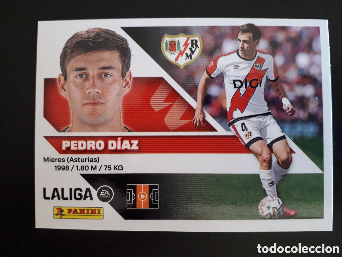 Figurine di Calcio: PEDRO D&Iacute;AZ RAYO VALLECANO N&deg; 11A ED ESTE 2026 2027 26 27 SIN PEGAR PEDIDO M&Iacute;NIMO 3&euro;