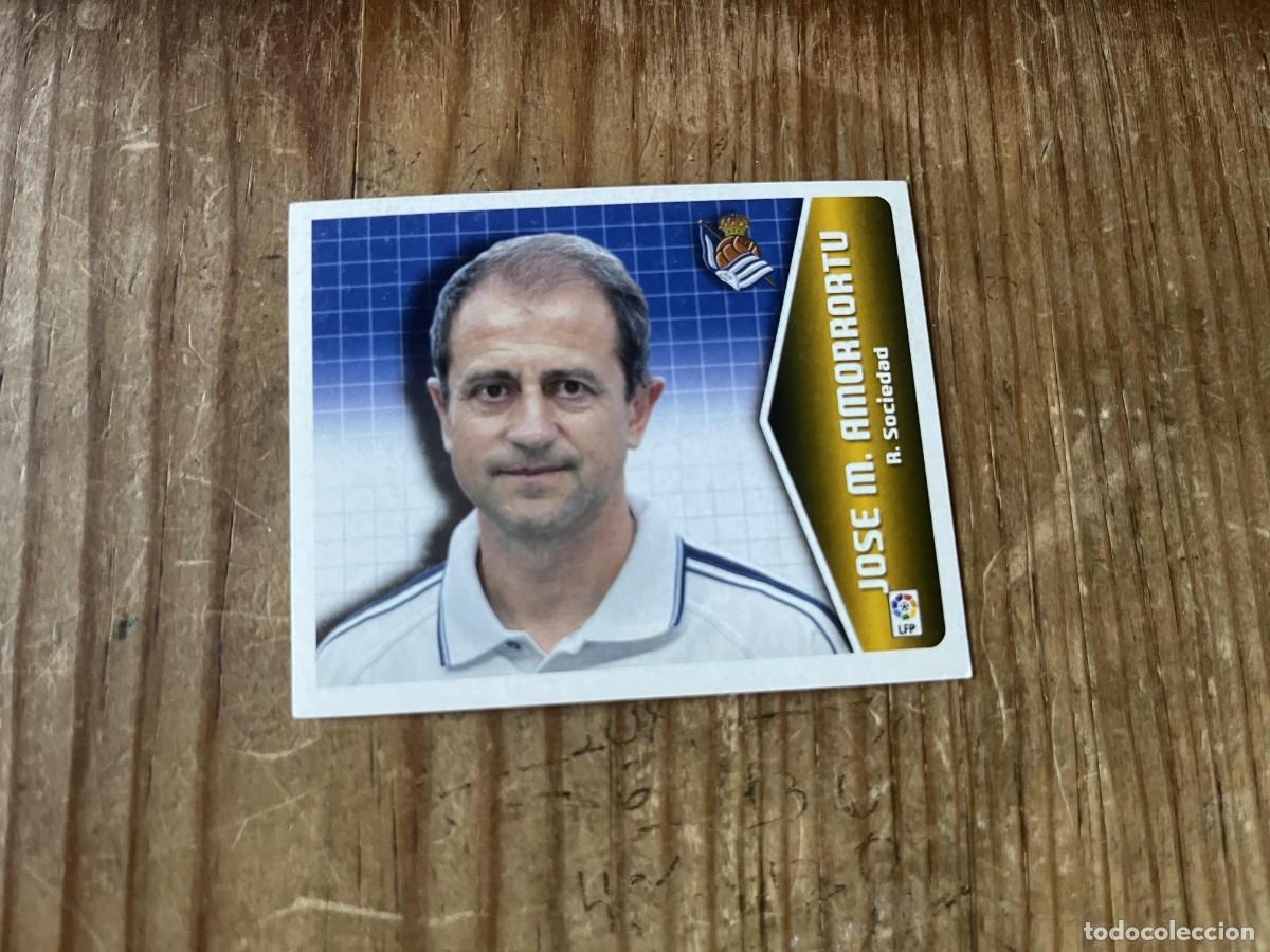 Cromos de f&uacute;tbol: CROMO SIN PEGAR NUNCA PEGADO ALBUM LIGA ESTE 05 06 2005 2006 REAL SOCIEDAD ENTRENADOR AMORRORTU