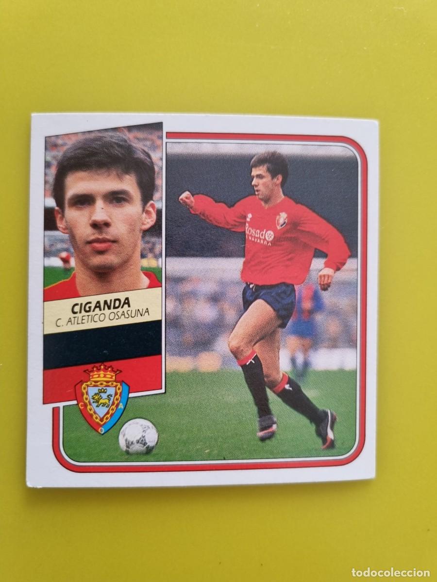 Cromos de f&uacute;tbol: CROMO FUTBOL LIGA ESTE 89 90 1989 1990 NUNCA PEGADO SIN PEGAR CIGANDA OSASUNA AR926