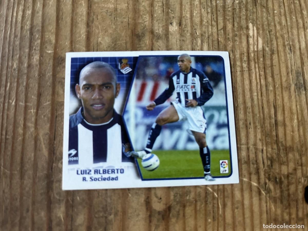 Cromos de f&uacute;tbol: CROMO SIN PEGAR NUNCA PEGADO ALBUM LIGA ESTE 05 06 2005 2006 REAL SOCIEDAD LUIZ ALBERTO BAJA