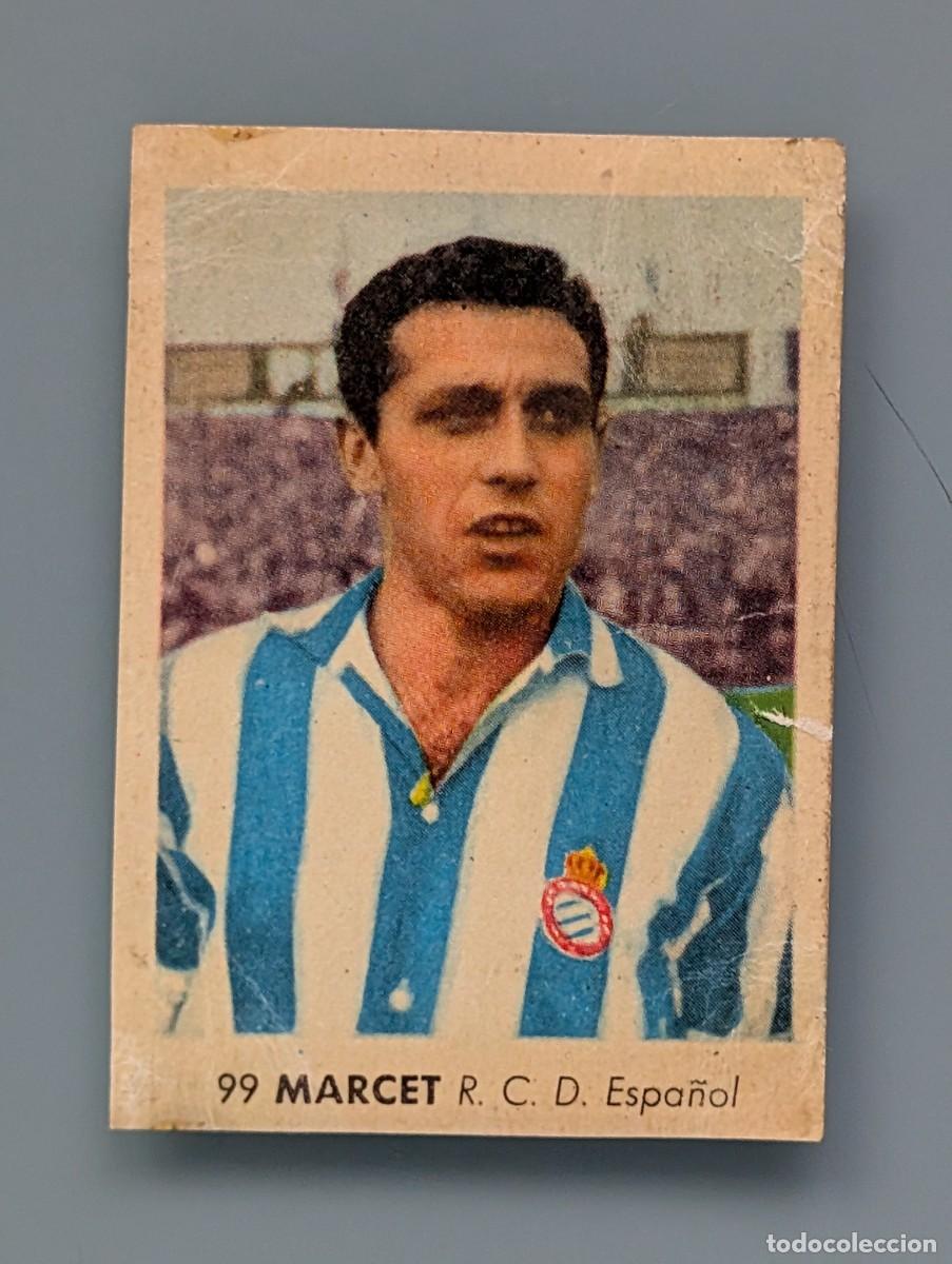 Cromos de f&uacute;tbol: RARO CROMO RARE CARD MARCET ESPA&Ntilde;OL BARCELONA RUIZ ROMERO 1955 1956 55/56 CATALU&Ntilde;A FOOTBALL