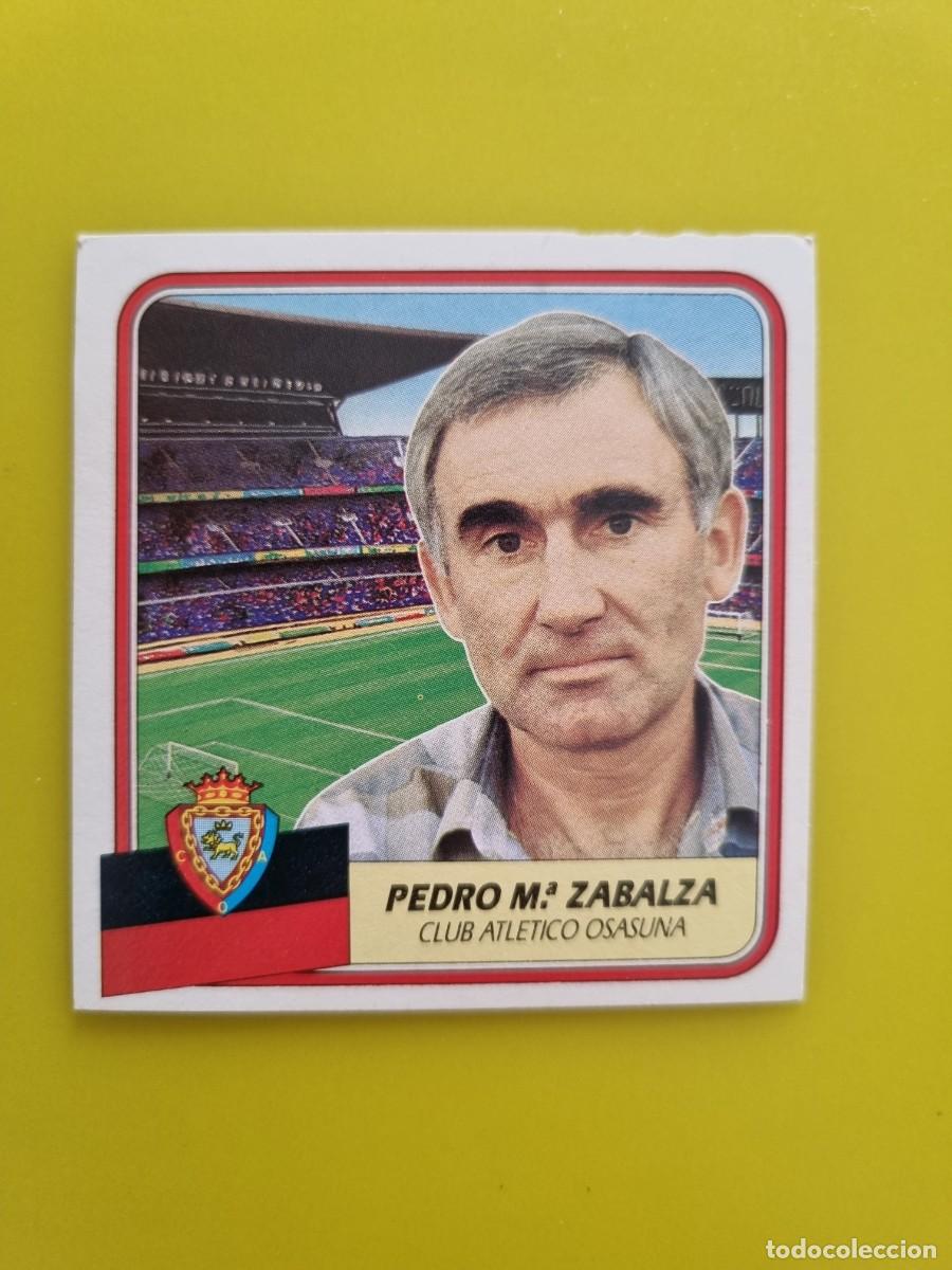 Cromos de f&uacute;tbol: CROMO FUTBOL LIGA ESTE 89 90 1989 1990 NUNCA PEGADO SIN PEGAR PEDRO M&ordf; ZABALZA OSASUNA AR926