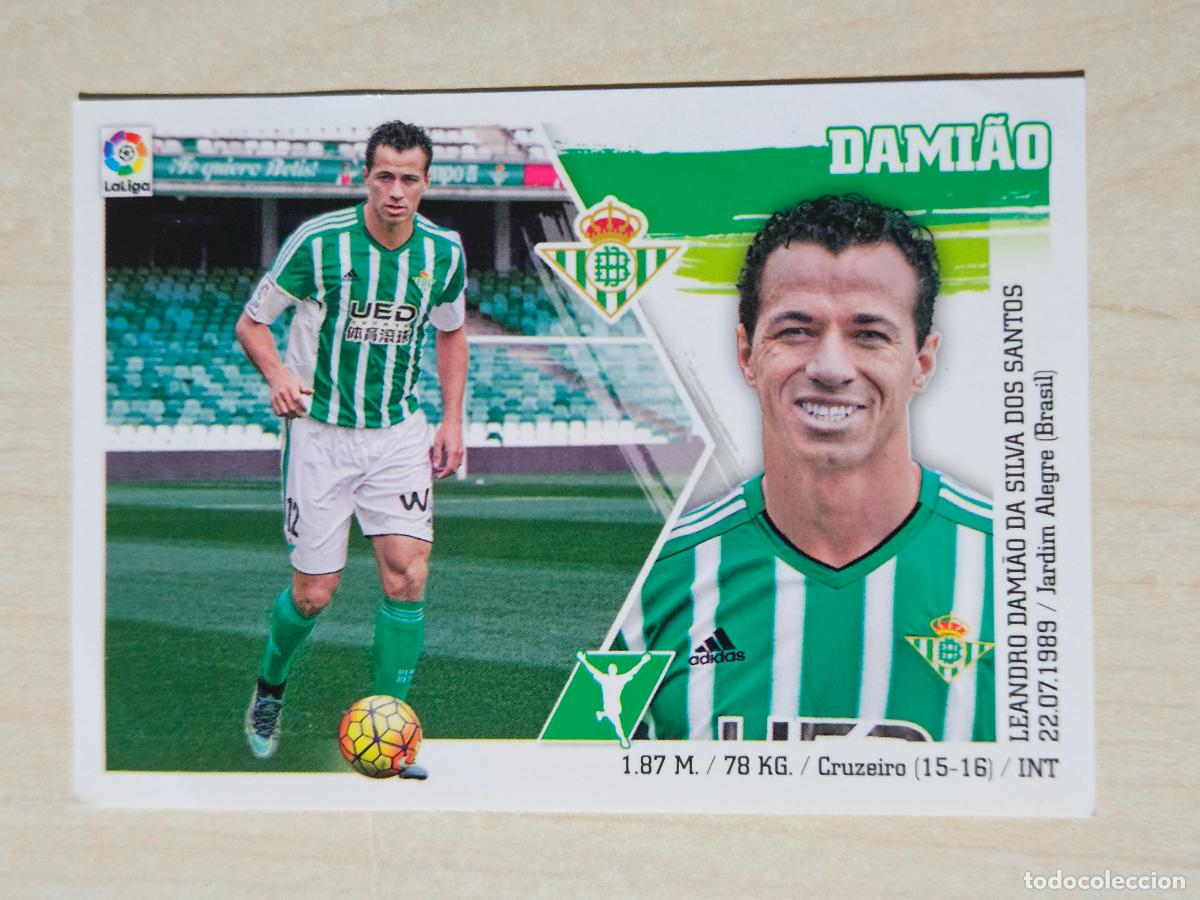 Fu&szlig;ball-Sticker: EDICIONES ESTE 2015 16 FICHAJE INVIERNO N&ordm; 5 DAMIAO - CROMO SIN PEGAR