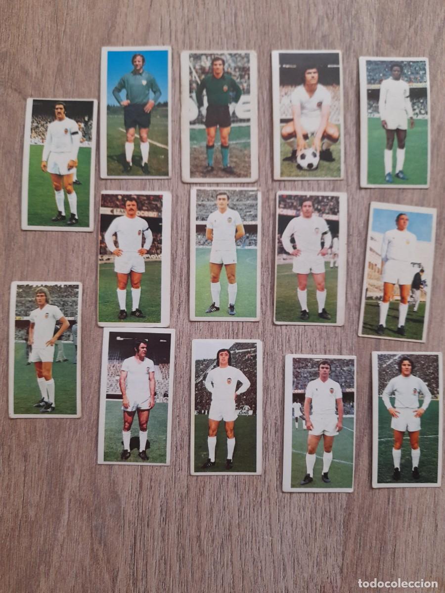 Football Stickers: LOTE 14 CROMOS NUEVOS Y DIFERENTES. VALENCIA CF. LIGA ESTE 1975 1976 75 76
