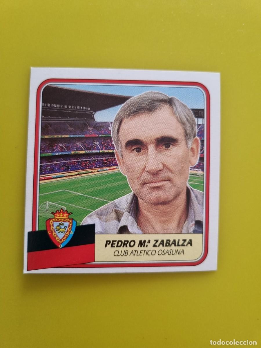Cromos de f&uacute;tbol: CROMO FUTBOL LIGA ESTE 89 90 1989 1990 NUNCA PEGADO SIN PEGAR PEDRO M&ordf; ZABALZA OSASUNA AR926