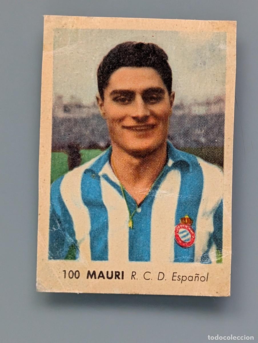 Fu&szlig;ball-Sticker: RARO CROMO RARE CARD MAURI ESPA&Ntilde;OL BARCELONA RUIZ ROMERO 1955 1956 55/56 CATALU&Ntilde;A FOOTBALL