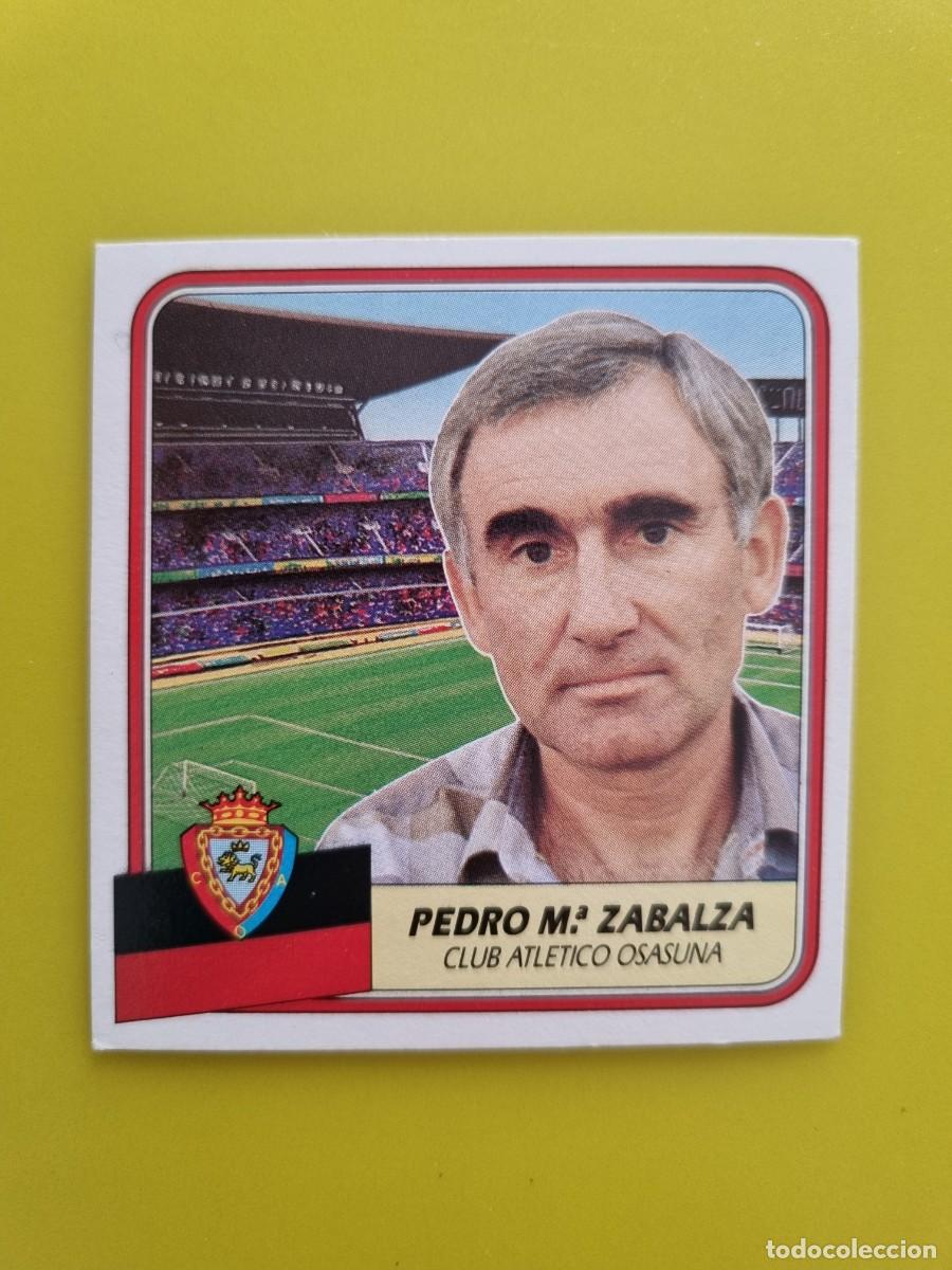 Cromos de f&uacute;tbol: CROMO FUTBOL LIGA ESTE 89 90 1989 1990 NUNCA PEGADO SIN PEGAR PEDRO M&ordf; ZABALZA OSASUNA AR926