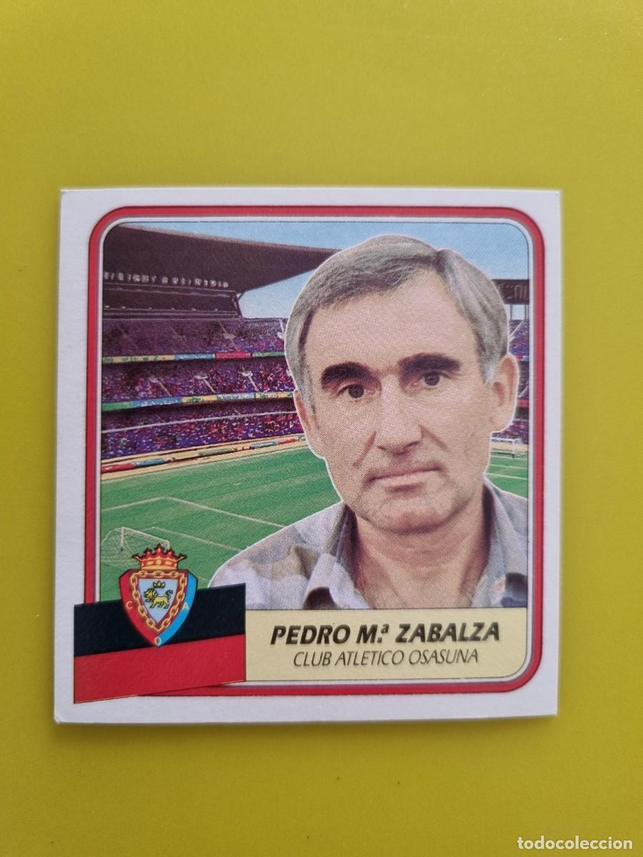 Cromos de f&uacute;tbol: CROMO FUTBOL LIGA ESTE 89 90 1989 1990 NUNCA PEGADO SIN PEGAR PEDRO M&ordf; ZABALZA OSASUNA AR926