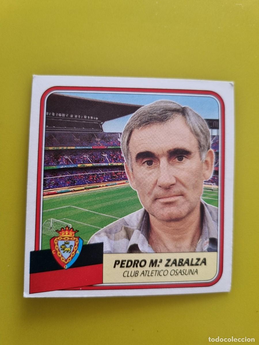 Cromos de f&uacute;tbol: CROMO FUTBOL LIGA ESTE 89 90 1989 1990 NUNCA PEGADO SIN PEGAR PEDRO M&ordf; ZABALZA OSASUNA AR926