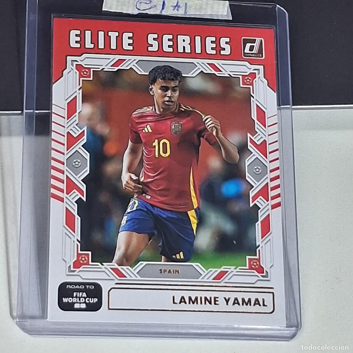 Cromos de f&uacute;tbol: C1A1 25 LAMINE YAMAL ESPA&Ntilde;A ELITE SERIES DONRUSS ROAD TO FIFA WORLD CUP 2026 MUNDIAL USA CAN MEX PA