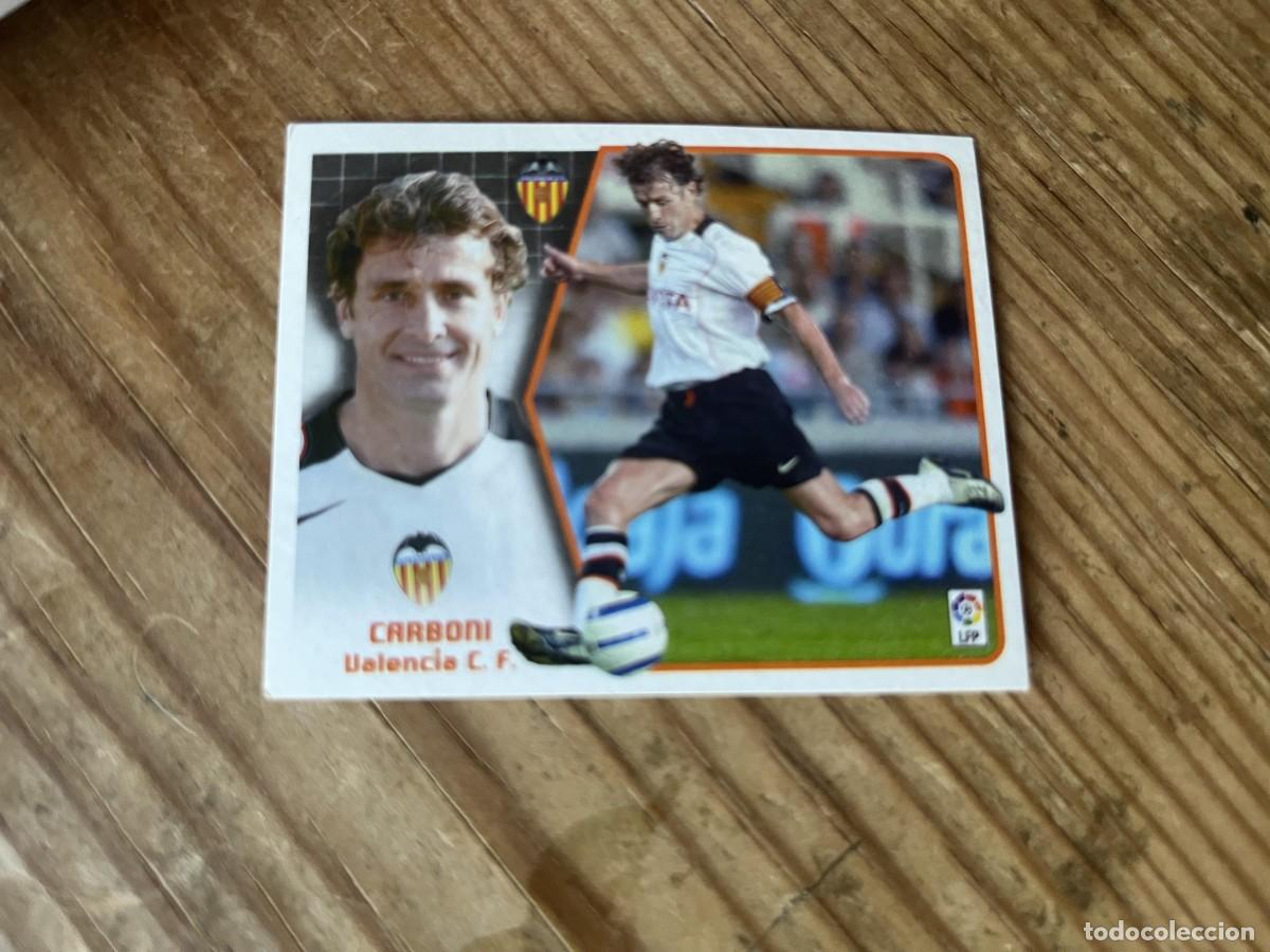Cromos de f&uacute;tbol: CROMO SIN PEGAR NUNCA PEGADO ALBUM LIGA ESTE 05 06 2005 2006 VALENCIA CARBONI