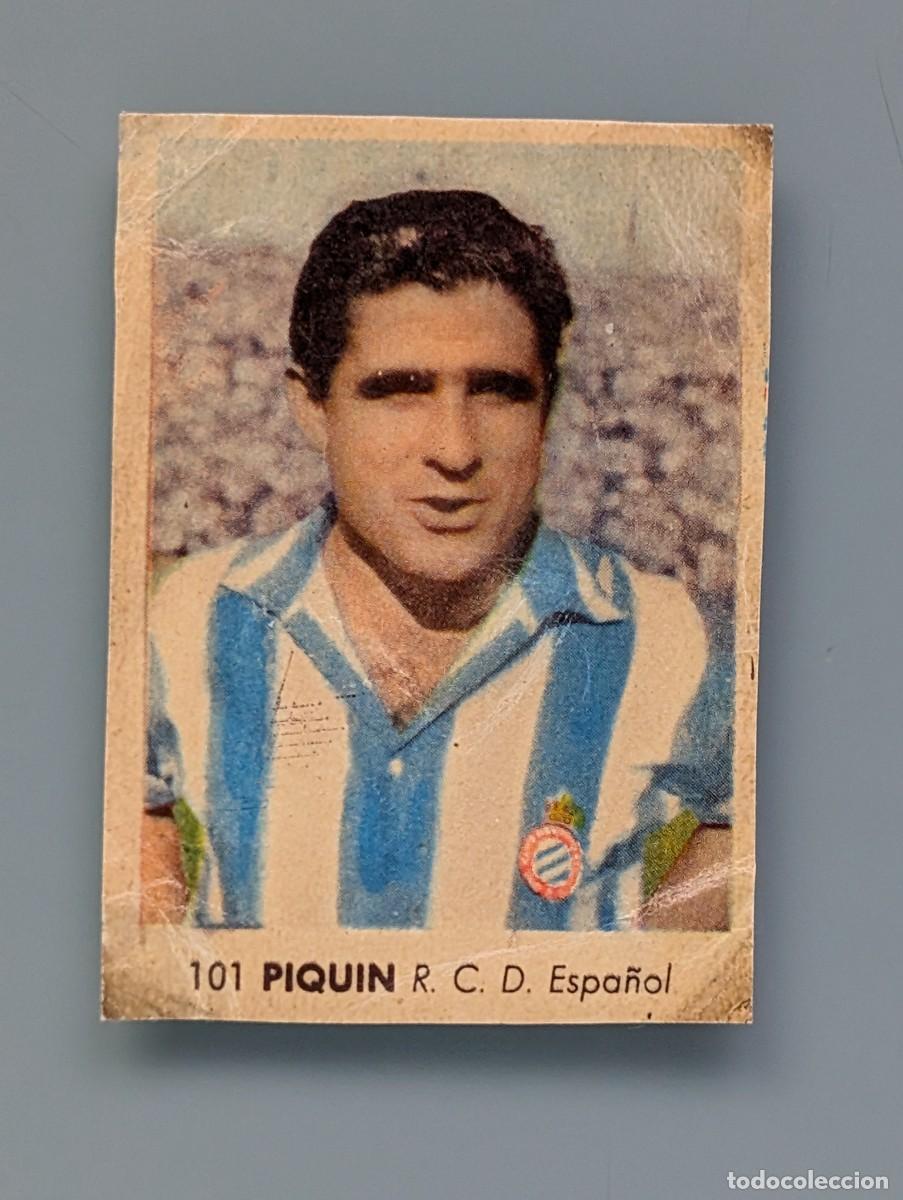 Cromos de f&uacute;tbol: RARO CROMO RARE CARD PIQUIN ESPA&Ntilde;OL BARCELONA RUIZ ROMERO 1955 1956 55/56 CATALU&Ntilde;A FOOTBALL
