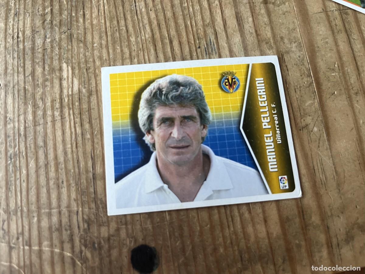 Cromos de f&uacute;tbol: CROMO SIN PEGAR NUNCA PEGADO ALBUM LIGA ESTE 05 06 2005 2006 VILLARREAL ENTRENADOR MANUEL PELLEGRINI