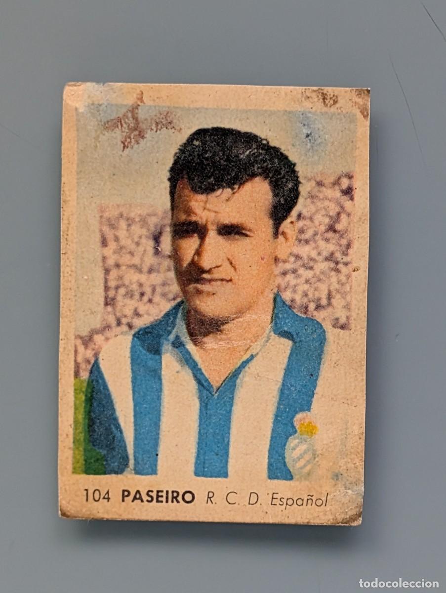 Cromos de f&uacute;tbol: RARO CROMO RARE CARD PASEIRO ESPA&Ntilde;OL BARCELONA RUIZ ROMERO 1955 1956 55/56 CATALU&Ntilde;A FOOTBALL