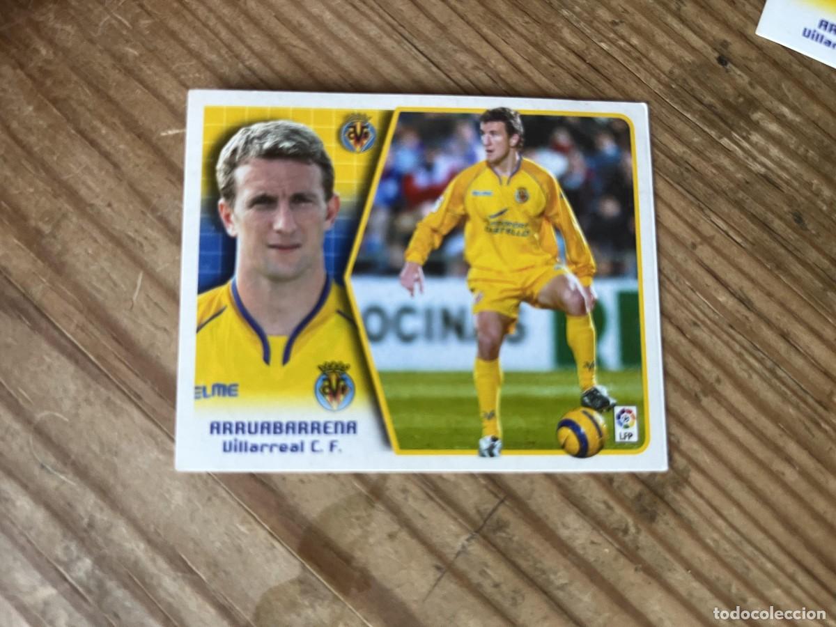 Cromos de f&uacute;tbol: CROMO SIN PEGAR NUNCA PEGADO ALBUM LIGA ESTE 05 06 2005 2006 VILLARREAL ARRUABARRENA