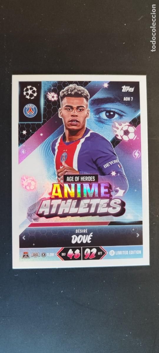 Figurine di Calcio: 20 ANIVERSARIO MATCH ATTAX 26/27 UCL CARD ANIME DOUE PSG LE # AOH 7 TOPPS