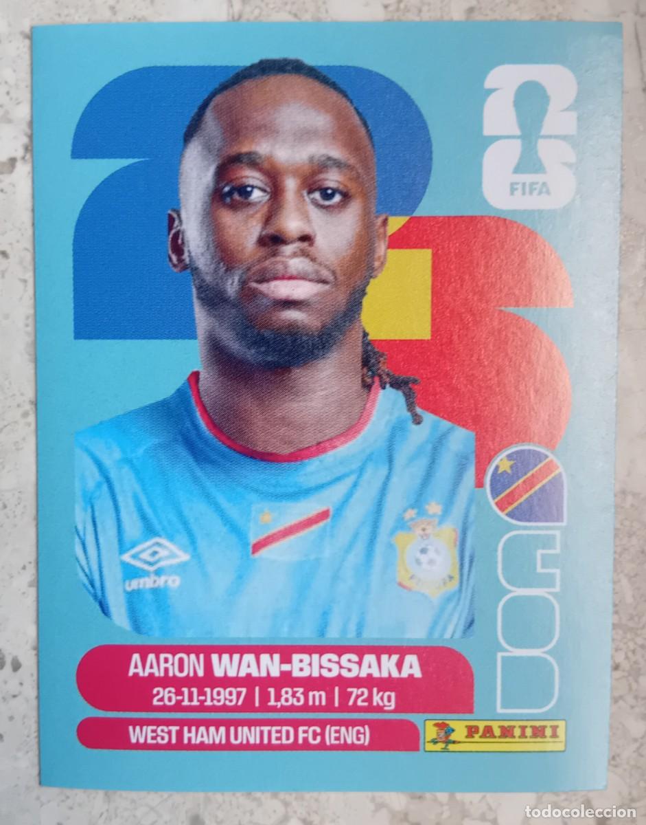 Cromos de f&uacute;tbol: Figurina Panini 2026 Cromo World Cup Usa Mundial 2026 Aaron Wan Bissaka Congo n COD 3