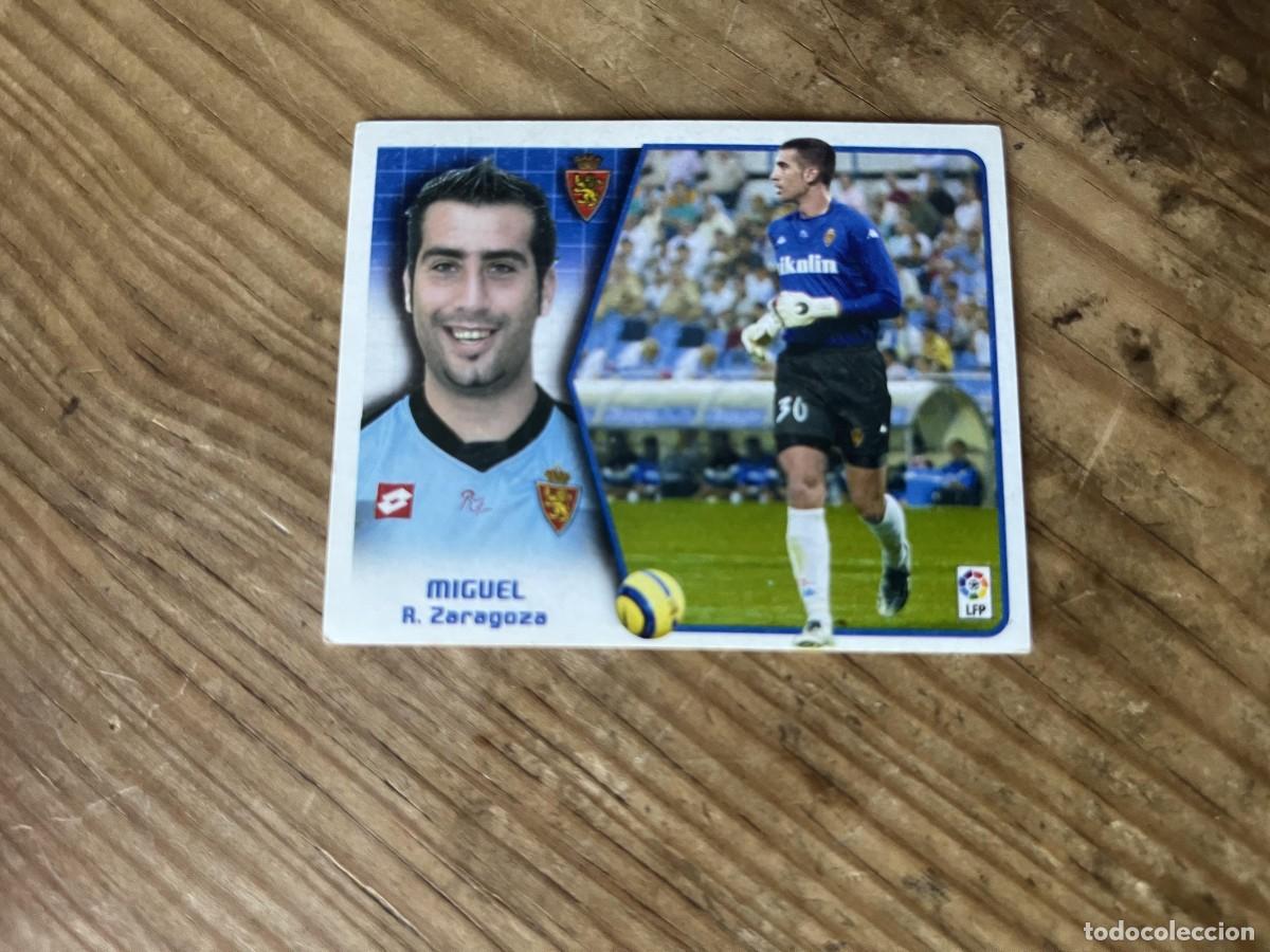 Cromos de f&uacute;tbol: CROMO SIN PEGAR NUNCA PEGADO ALBUM LIGA ESTE 05 06 2005 2006 ZARAGOZA MIGUEL