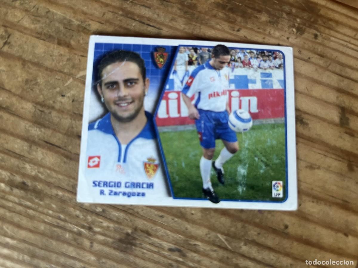Cromos de f&uacute;tbol: CROMO SIN PEGAR NUNCA PEGADO ALBUM LIGA ESTE 05 06 2005 2006 ZARAGOZA SERGIO GARCIA