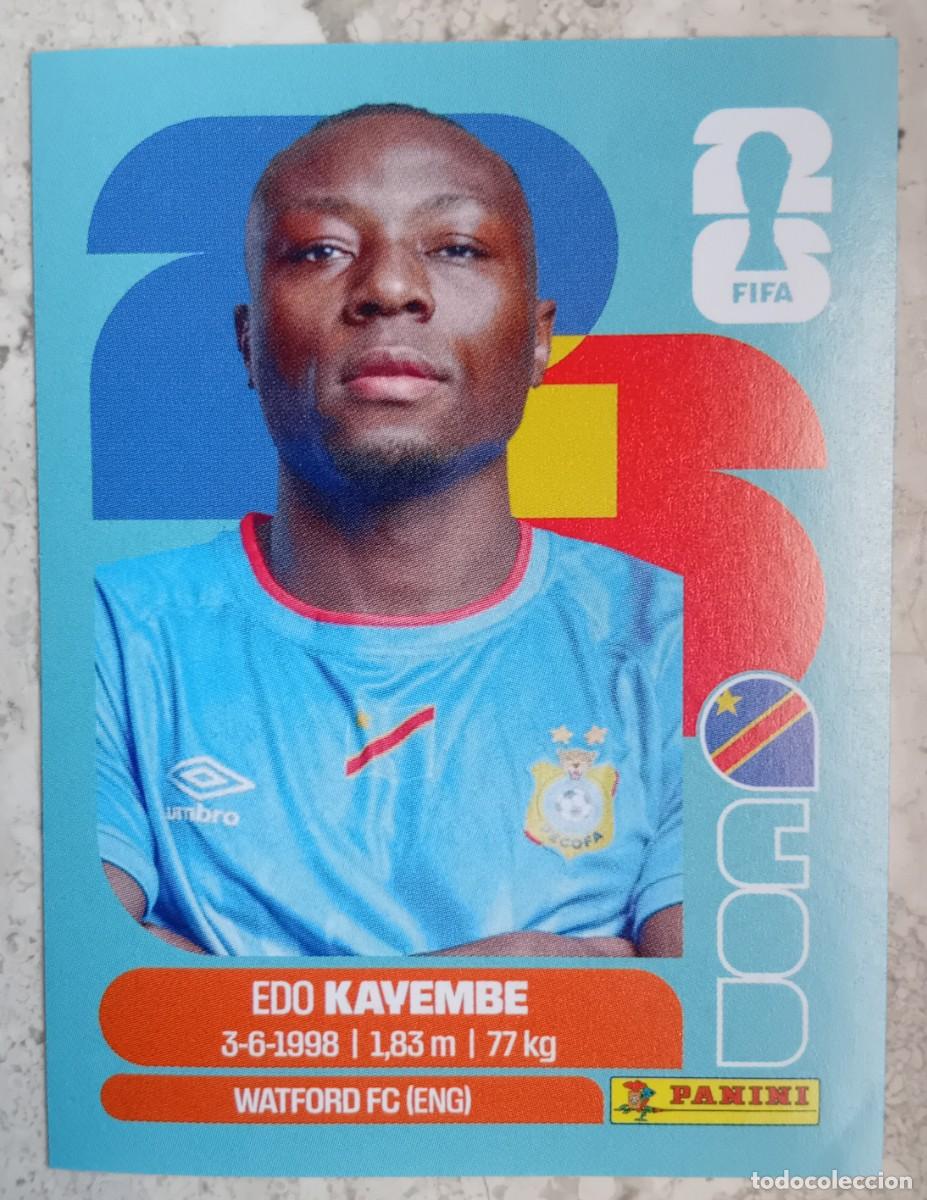 Cromos de f&uacute;tbol: Figurina Panini 2026 Cromo World Cup Usa Mundial 2026 Edo Kayembe Congo n COD 10