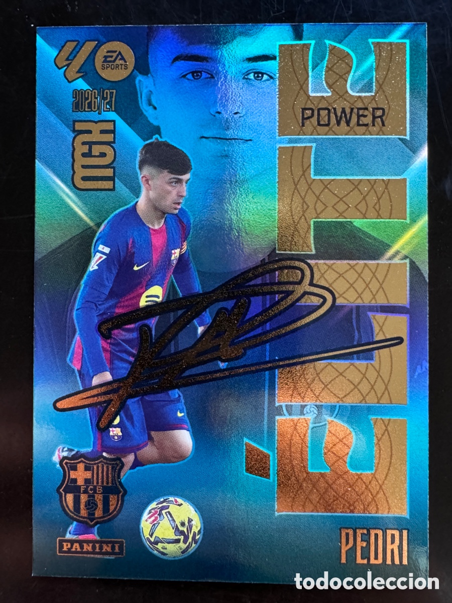 Cromos de f&uacute;tbol: Pedri Elite Power 15P Barcelona Megacracks 2026/27