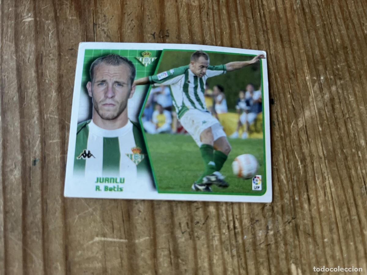 Cromos de f&uacute;tbol: CROMO SIN PEGAR NUNCA PEGADO ALBUM LIGA ESTE 05 06 2005 2006 FICHAJES # 12 JUANLU REAL BETIS