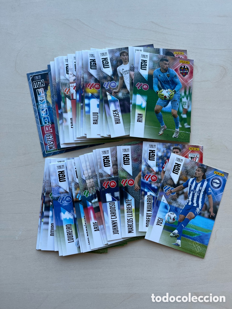 Cartes &agrave; collectionner de Football: Lote 50 cartas Megacracks 2026-27
