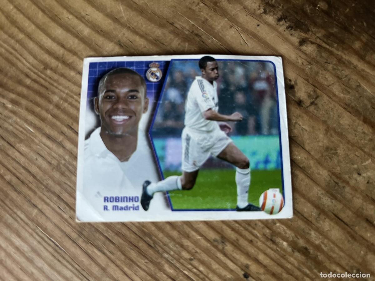 Cartes &agrave; collectionner de Football: CROMO SIN PEGAR NUNCA PEGADO ALBUM LIGA ESTE 05 06 2005 2006 FICHAJES # 24 ROBINHO REAL MADRID