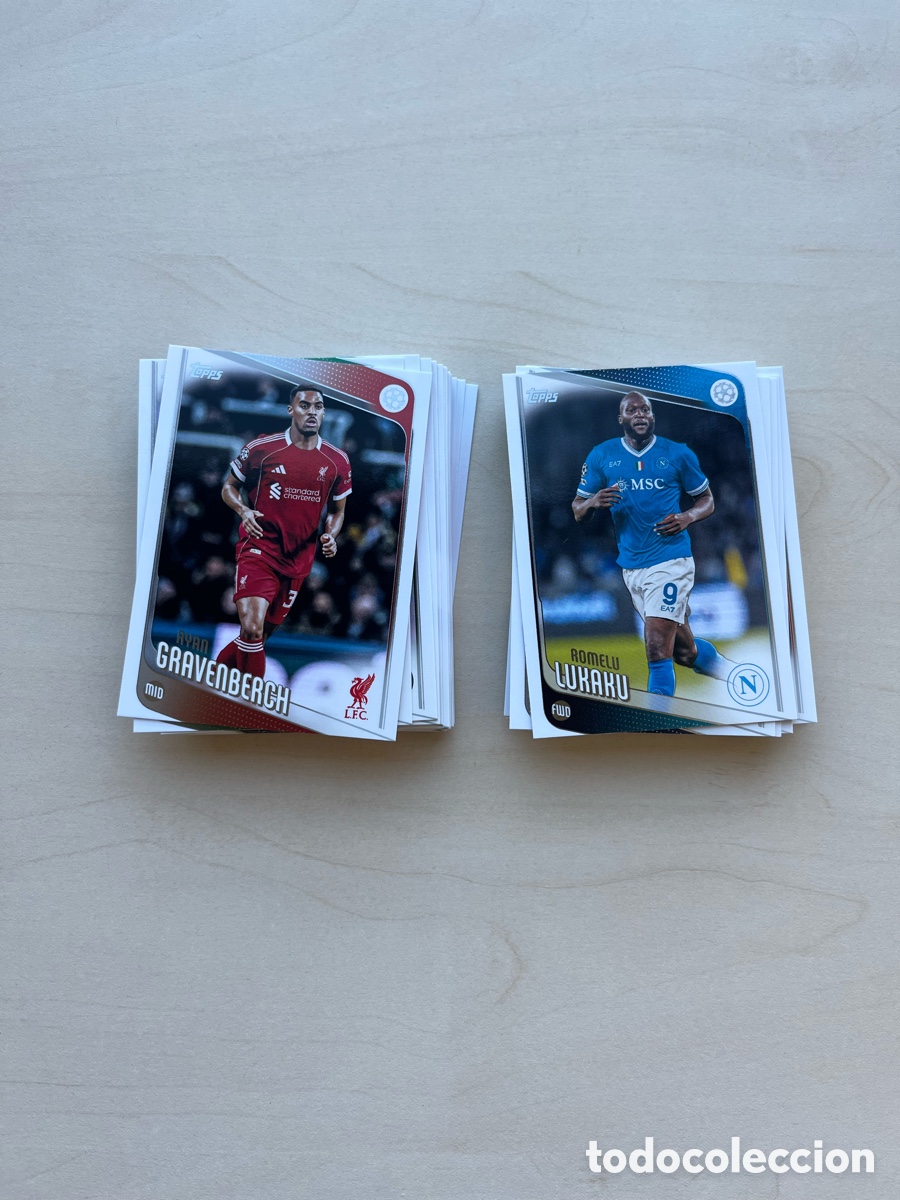 Cartes &agrave; collectionner de Football: Lote 59 cartas Topps Flagship Champions League 2025-26