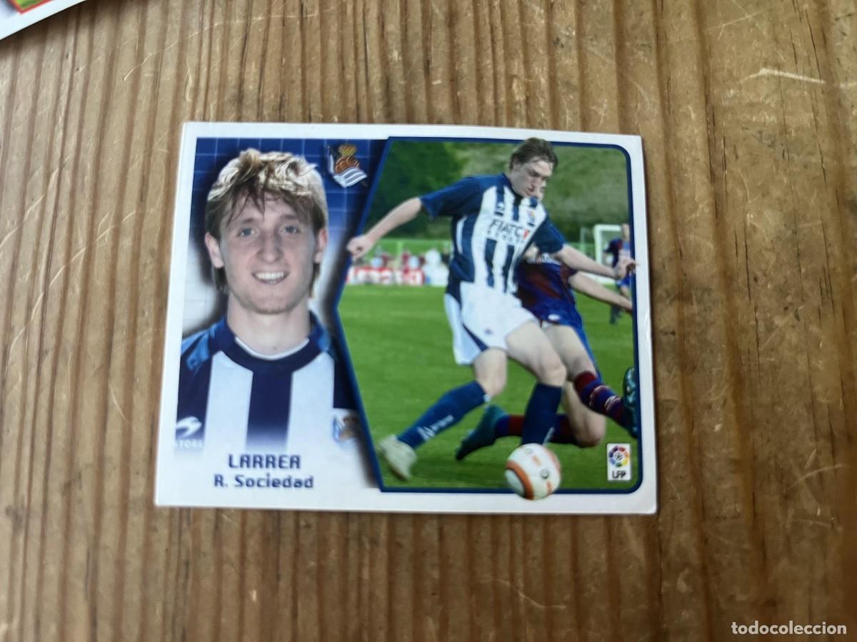 Football Stickers: CROMO SIN PEGAR NUNCA PEGADO ALBUM LIGA ESTE 05 06 2005 2006 COLOCA LARREA REAL SOCIEDAD
