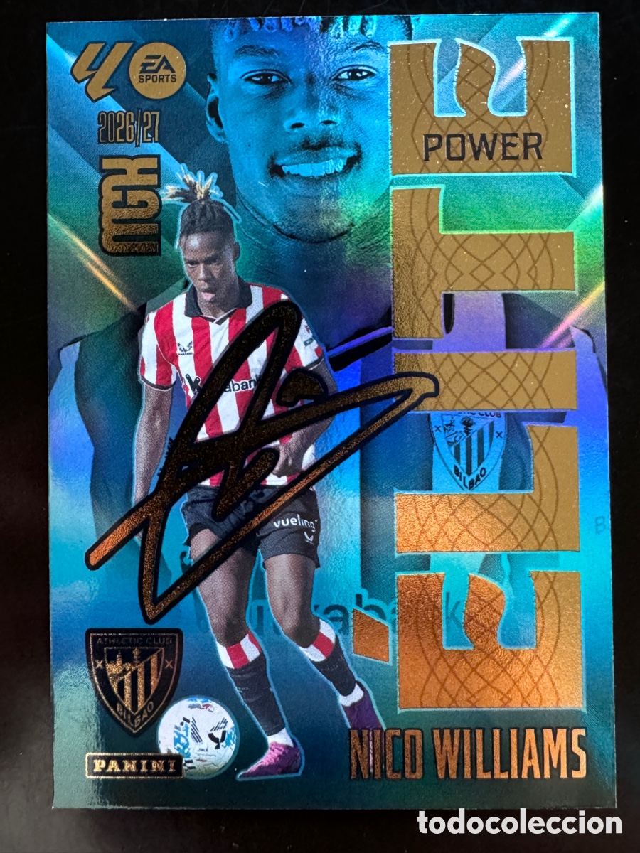 Football Stickers: Nico Williams Elite Power 12P Athletic Megacracks 2026/27