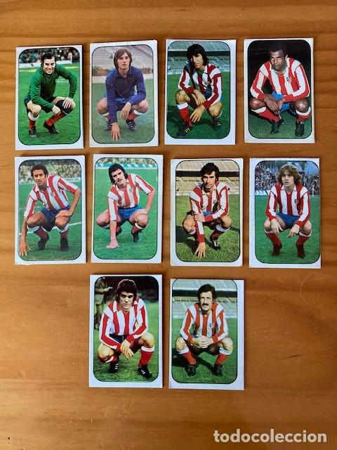 Figurine di Calcio: LOTE 10 CROMOS AT MADRID 76 77 ESTE RECUPERADOS