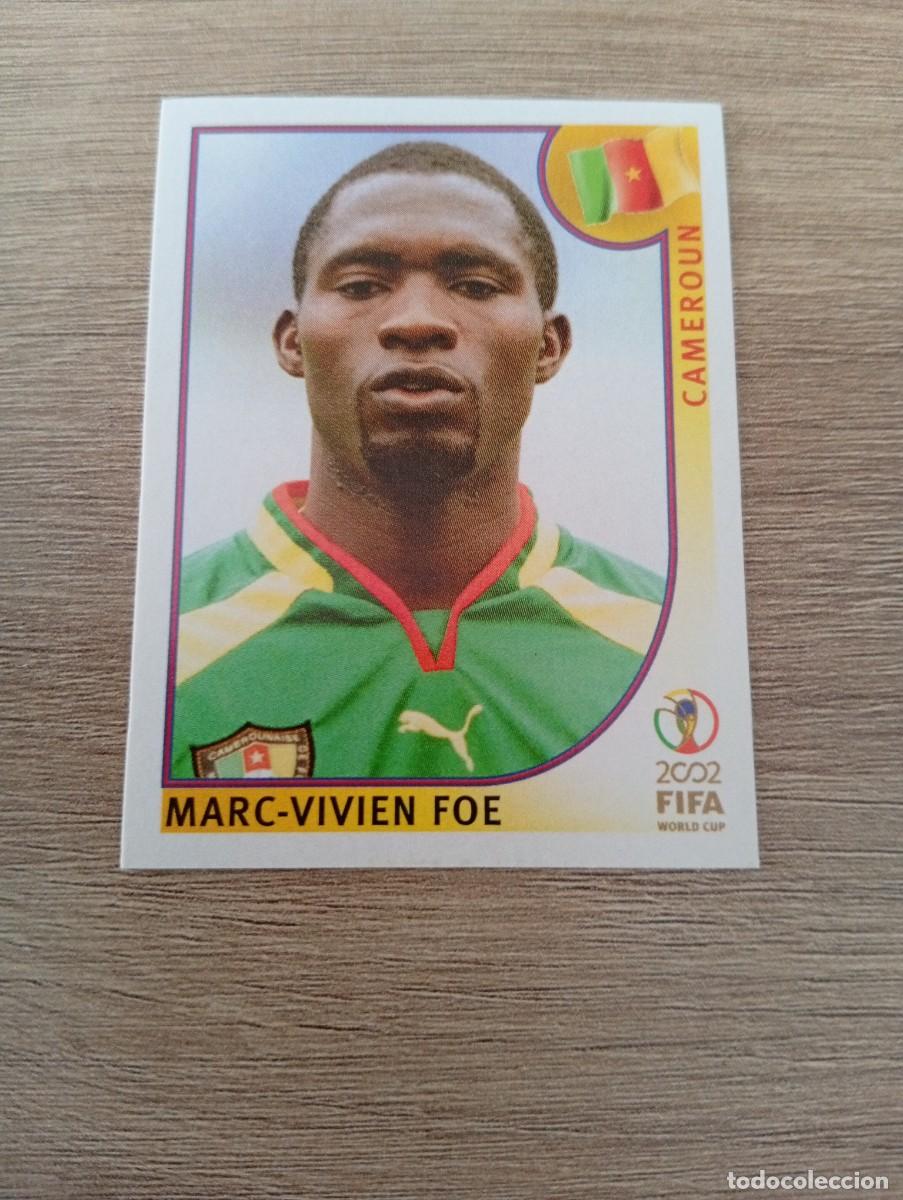 Cromos de f&uacute;tbol: MARC VIVIEN FOE 378 CAMERUN MUNDIAL KOREA JAPON 2002 02 PANINI NUNCA PEGADO