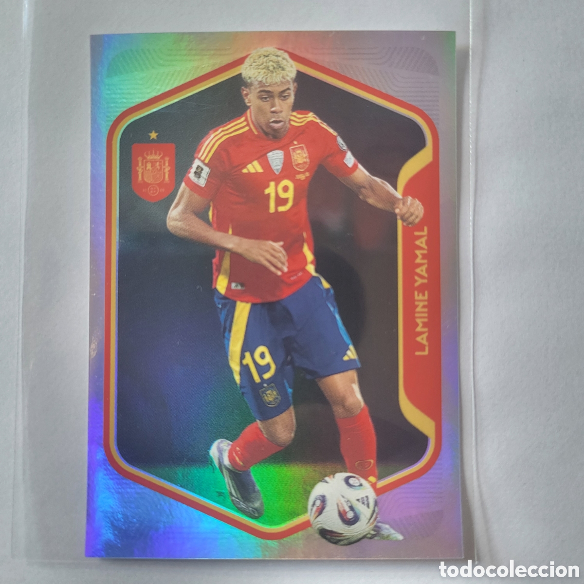 Cromos de f&uacute;tbol: 50 Lamine Yamal [Sticker] / Coleccion Oficial de Cromos de la Selecci&oacute;n Espa&ntilde;ola Carrefour 2026