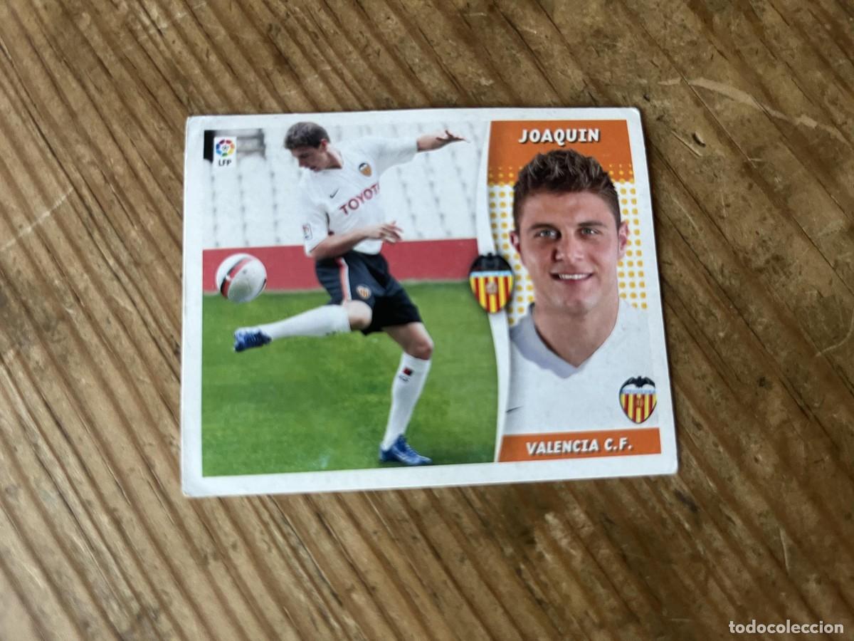 Cromos de f&uacute;tbol: CROMO SIN PEGAR NUNCA PEGADO ALBUM LIGA ESTE 06 07 2006 2007 FICHAJES # 43 JOAQUIN VALENCIA