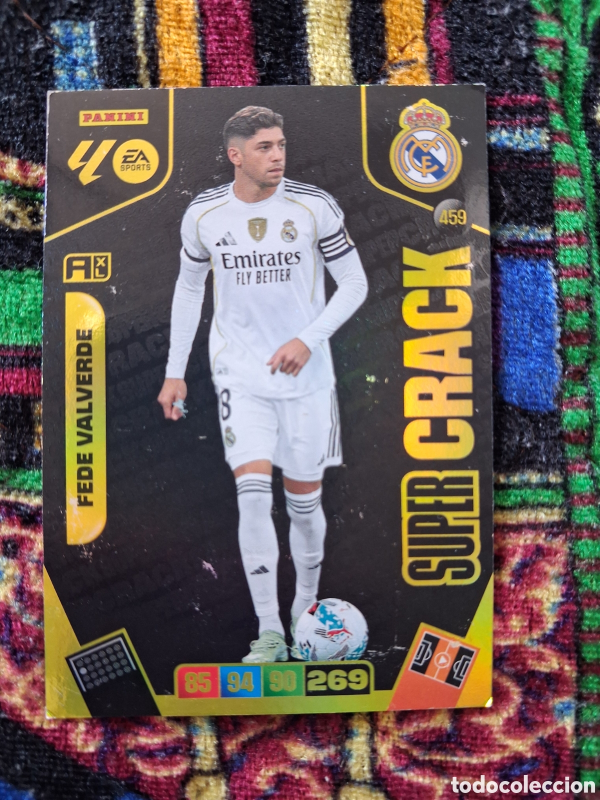 Football Stickers: Adrenanlyn 25/26 - Fede Valverde - N&deg; 459 - R. Madrid - ( Super Crack )