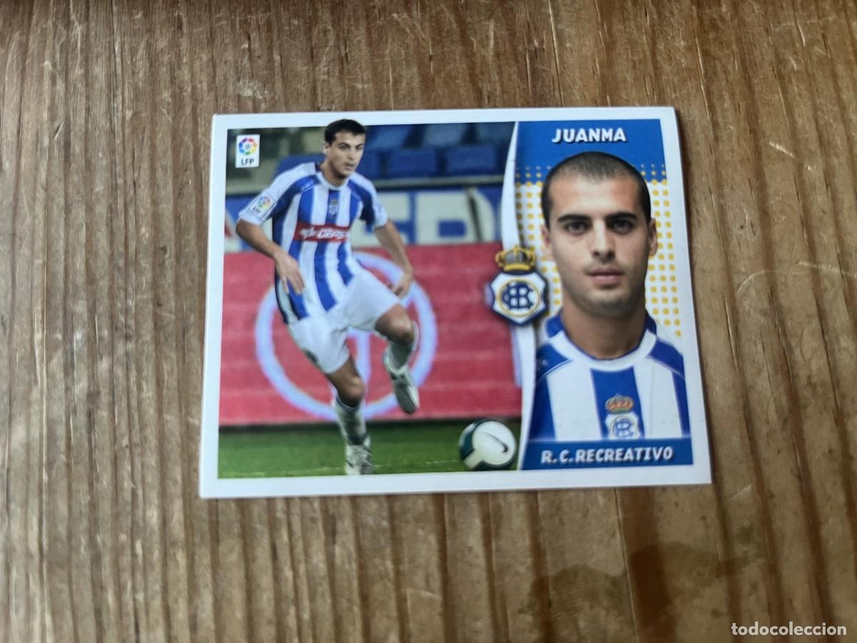 Cromos de f&uacute;tbol: CROMO SIN PEGAR NUNCA PEGADO ALBUM LIGA ESTE 06 07 2006 2007 COLOCA JUANMA RECREATIVO HUELVA