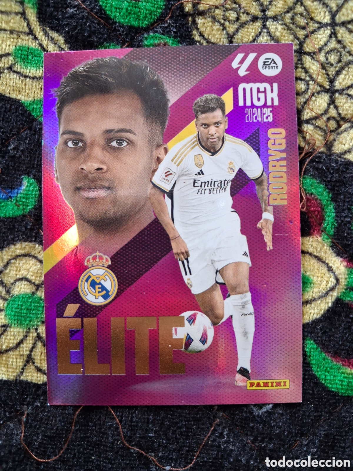 Cromos de f&uacute;tbol: E234. MGK 24 25 Panini N 14 Rodrygo elite megacracks 2024 2025