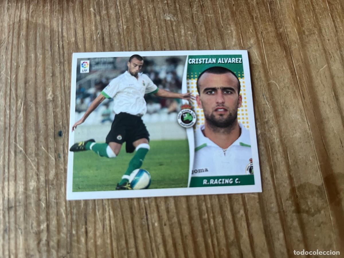 Cromos de f&uacute;tbol: CROMO SIN PEGAR NUNCA PEGADO LIGA ESTE 06 07 2006 2007 COLOCA CRISTIAN ALVAREZ RACING SANTANDER